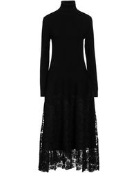Rochas - Midi Dress Virgin Wool, Polyester, Acrylic, Wool, Polyamide - Lyst