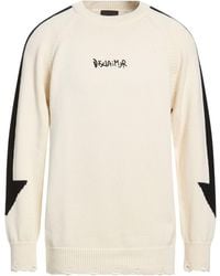 DISCLAIMER - Cream Sweater Cotton, Acrylic - Lyst