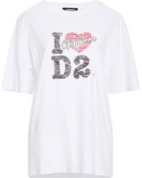 DSquared² - T-Shirt Cotton - Lyst