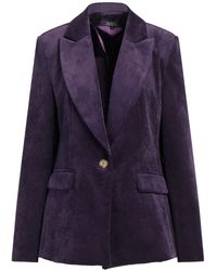 BLUE IV by ISABELLE VAN DEN ABEELE - Blazer Polyester, Polyamide, Elastane - Lyst