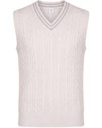 Eleventy - Platinum Cream Sweater Cashmere - Lyst