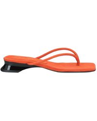 Dorateymur Toe Strap Sandals - Orange