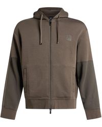 ARMANI EXCHANGE - Military Sweatshirt Cotton, Polyester, Elastane - Lyst