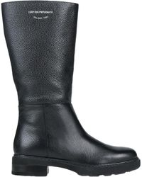 Emporio Armani Knee-high boots for Women | Online Sale up to 82% off | Lyst