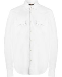 Moorer - Denim Shirt Cotton - Lyst