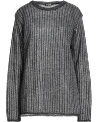 Maliparmi - Charcoal Sweater Mohair Wool, Polyamide, Merino Wool, Synthetic Fibers, Metallic Fiber - Lyst