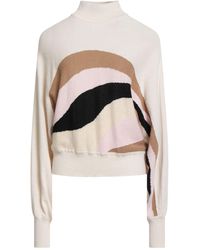 Marella - Turtleneck Wool, Polyamide, Viscose, Cashmere - Lyst