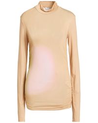 Patrizia Pepe - Apricot T-Shirt Polyester, Elastane - Lyst