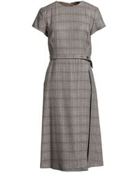 Eleventy - Midi Dress - Lyst