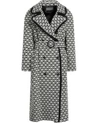 Alberta Ferretti - Coat Wool, Polyamide - Lyst