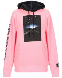Marcelo Burlon - Fuchsia Sweatshirt Cotton, Elastane, Polyester - Lyst
