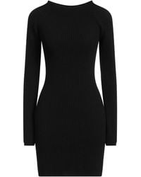 Semicouture - Mini Dress Wool, Polyamide - Lyst