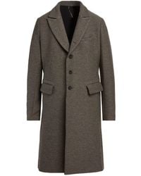 Masnada - Military Coat Wool, Cotton, Polyamide - Lyst