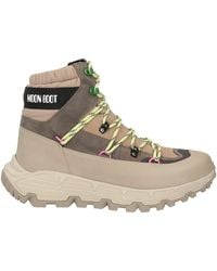 Moon Boot - Ankle Boots Leather, Textile Fibers - Lyst