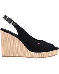 tommy hilfiger low wedge sandals