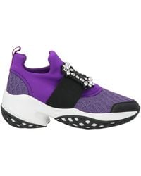 Roger Vivier - Sneakers Textile Fibers, Leather - Lyst