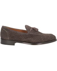 Doucal's - Orvieto Dark Loafers Leather - Lyst