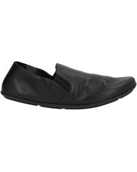 The Row - Loafers Leather, Textile Fibers - Lyst
