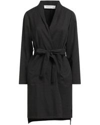 Shirtaporter - Overcoat & Trench Coat Polyester, Viscose, Elastane - Lyst