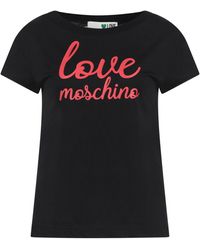 Love Moschino - T-Shirt Cotton, Elastane - Lyst
