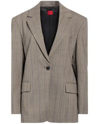 HUGO - Blazer Polyester, Wool, Elastane - Lyst