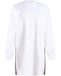 Burberry - Mini Dress Cotton - Lyst