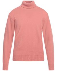 Amaranto - Antique Rose Turtleneck Wool, Cashmere - Lyst