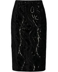 PHAEONIA - Jupe Midi - Lyst