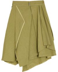 High - Use Midi Skirt Hemp, Rayon, Elastane - Lyst