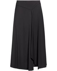Manila Grace - Midi Skirt Polyester, Viscose, Wool, Elastane - Lyst