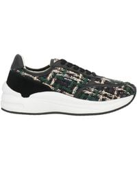 Emporio Armani - Sneakers Textile Fibers, Leather - Lyst