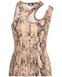 Just Cavalli - Sand Tank Top Polyamide, Elastane - Lyst