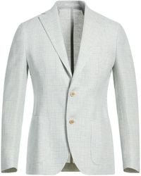Eleventy - Platinum Blazer Linen, Wool - Lyst