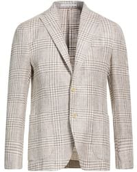 Eleventy - Platinum Blazer Viscose, Wool, Linen - Lyst