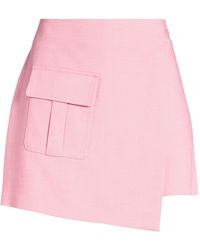 MSGM - Shorts & Bermuda Shorts Viscose, Polyester, Elastane - Lyst