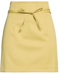 Erika Cavallini Semi Couture - Light Mini Skirt Polyester, Virgin Wool, Elastane - Lyst