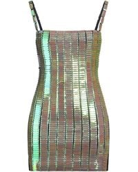The Attico - Mini Dress Rayon, Polyamide, Elastane, Pvc - Lyst