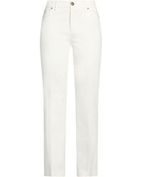 Berwich - Cream Jeans Tencel, Cotton, Rubber, Elastane - Lyst
