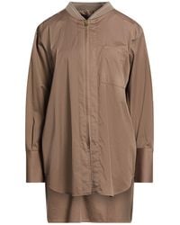 Lorena Antoniazzi - Khaki Shirt Cotton, Elastane, Polyamide, Polyester, Viscose - Lyst