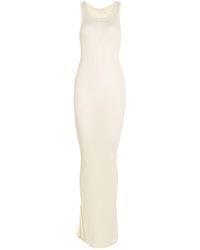 Majestic Filatures - Ivory Maxi Dress Viscose, Elastane - Lyst