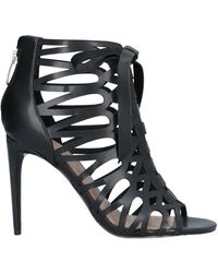 guess black sandal heels