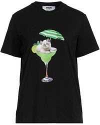 MSGM - Camiseta - Lyst