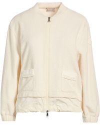 Moncler - Ivory Jacket Cotton, Polyamide - Lyst
