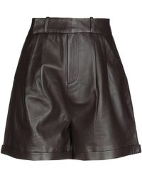 Equipment - Dark Shorts & Bermuda Shorts Lambskin - Lyst
