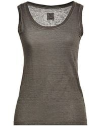 120% Lino - Tank Tops - Lyst