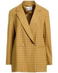 Niu - Marigold Blazer Viscose, Polyester, Wool, Elastane - Lyst