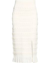 Sandro - Midi Skirt Viscose, Polyamide, Elastane - Lyst