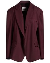 8pm - Burgundy Blazer Polyester, Viscose, Elastane - Lyst