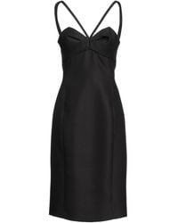 Versace - Midi Dress Wool, Silk - Lyst