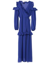 Pinko Robe longue - Bleu